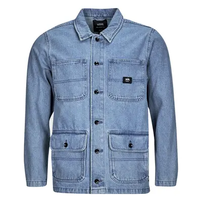 Vans DRILL DENIM JACKET Modrá