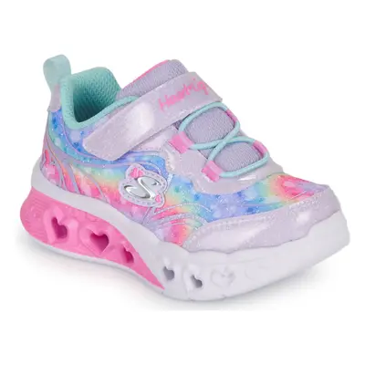 Skechers FLUTTER HEART LIGHTS Stříbrná