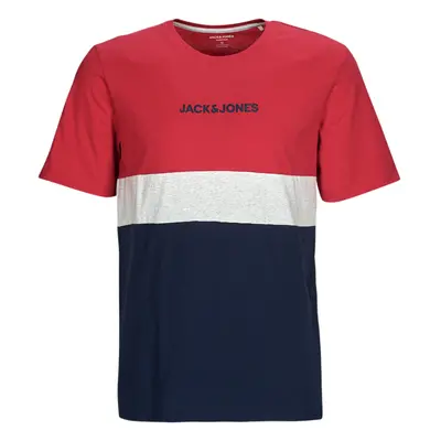 Jack & Jones JJEREID BLOCKING TEE SS ruznobarevne