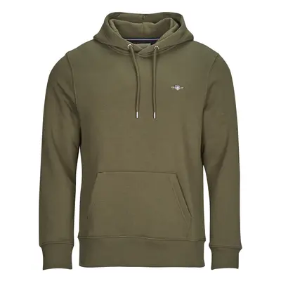 Gant REG SHIELD HOODIE Khaki