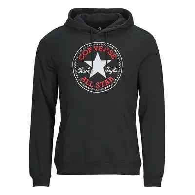 Converse GO-TO ALL STAR PATCH FLEECE PULLOVER HOODIE Černá