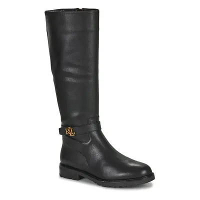 Lauren Ralph Lauren HALLEE-BOOTS-TALL BOOT Černá