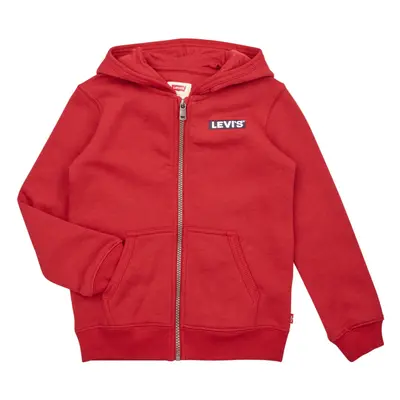 Levis LVN BOXTAB FULL ZIP HOODIE Červená