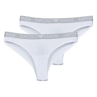 Emporio Armani BI-PACK BRAZILIAN BRIEF PACK X2 Bílá