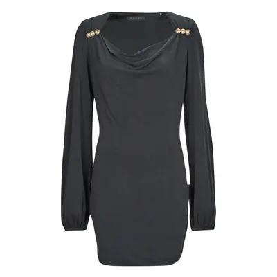 Guess LS BOAT NK CECILIA DRESS Černá