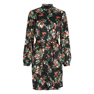 Vero Moda VMCANA L/S ABK SHIRT DRESS WVN BTQ Černá