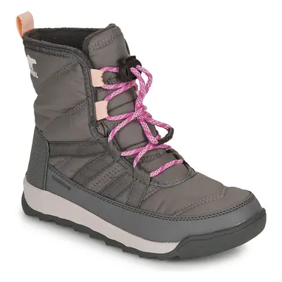 Sorel YOUTH WHITNEY II SHORT LACE WP Šedá