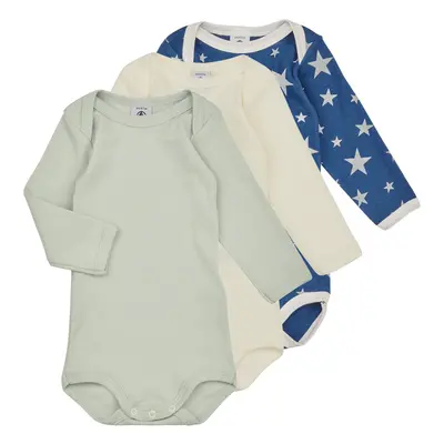 Petit Bateau BODY US ML VINTSTAR PACK X3 ruznobarevne