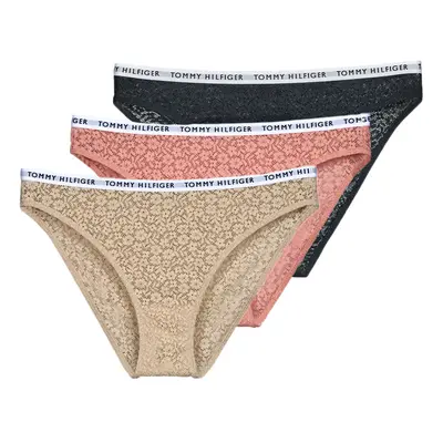 Tommy Hilfiger 3P FULL LACE BIKINI X3 ruznobarevne