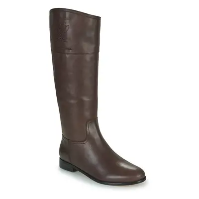 Lauren Ralph Lauren JUSTINE-BOOTS-TALL BOOT Hnědá