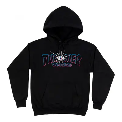 Thrasher Sweat x aws nova hood Černá