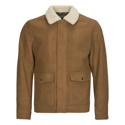 Jack & Jones JJZAC WOOL JACKET Hnědá