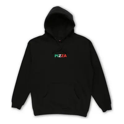 Pizza Sweat tri logo hood Černá