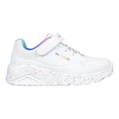 Skechers Uno lite-rainbow specks Bílá