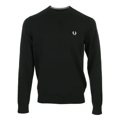 Fred Perry Classic Crew Neck Jumper Černá