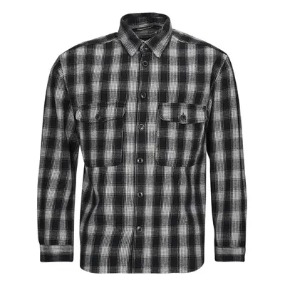 Selected SLHLOOSEMASON-FLANNEL OVERSHIRT NOOS Tmavě modrá