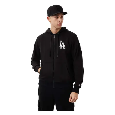 New-Era MLB League Los Angeles Dodgers Essential Zip Hoodie Černá