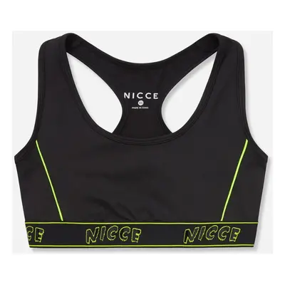 Nicce London Carbon racerback bra Černá