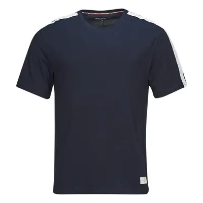 Tommy Hilfiger SS TEE LOGO Tmavě modrá