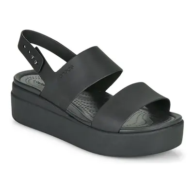 Crocs CROCS BROOKLYN LOW WEDGE W Černá