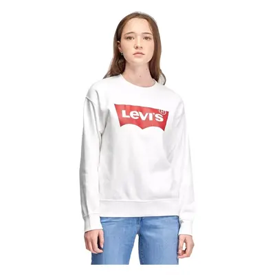 Levis Graphic Standard Crew Hoodie Bílá