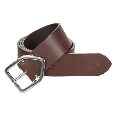 Levis GEOMETRIC BUCKLE BELT Hnědá