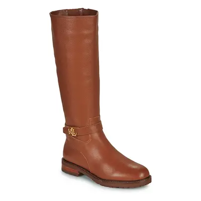 Lauren Ralph Lauren HALLEE-BOOTS-TALL BOOT Hnědá