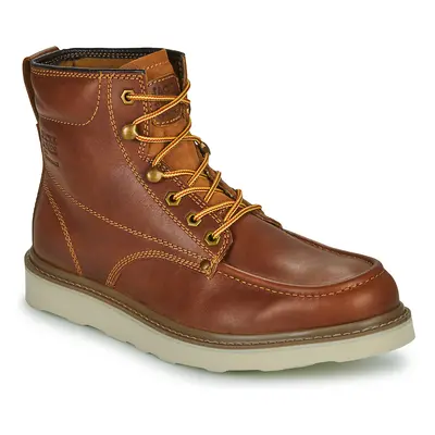 Jack & Jones JFWALDGATE MOC LEATHER BOOT Hnědá