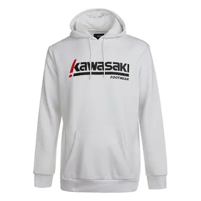 Kawasaki Killa Unisex Hooded Sweatshirt K202153 1002 White Bílá