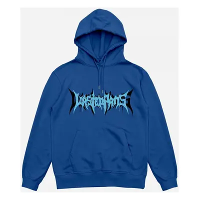 Wasted Hoodie zorlake Modrá