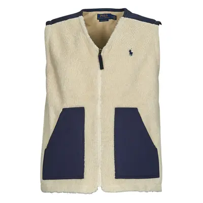 Polo Ralph Lauren POLAIRE SHERPA ZIPPEE SANS MANCHE ruznobarevne