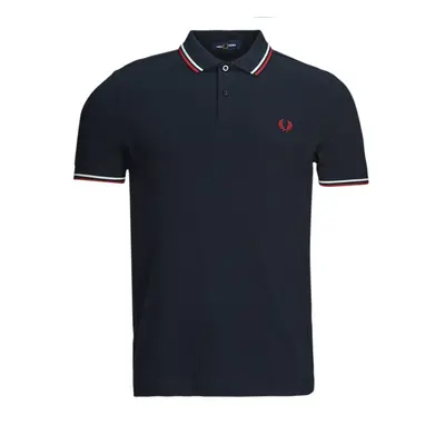 Fred Perry TWIN TIPPED FRED PERRY SHIRT Modrá