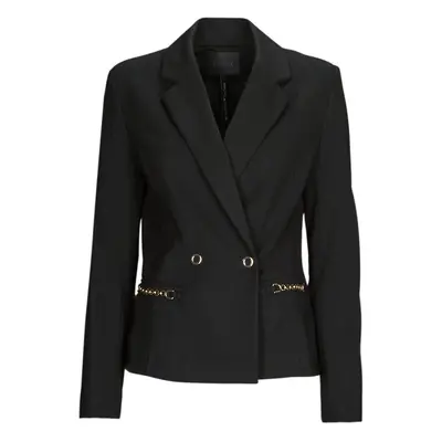 Guess ADELE CHAIN BLAZER Černá