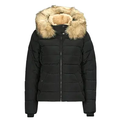 Only ONLNEWCAMILLA FUR HOOD JACKET CC OTW Černá