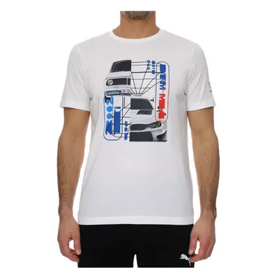 Puma BMW Motorsport Graphic Tee Bílá