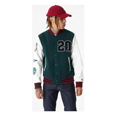 New-Era Ne lifestyle varsity jkt newera Zelená