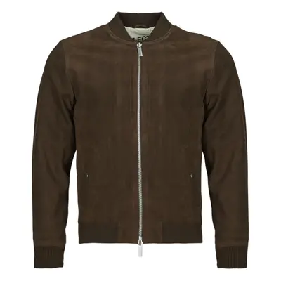 Selected SLHARCHIVE BOMBER SUEDE JKT NOOS Hnědá