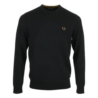 Fred Perry Classic Crew Neck Jumper Modrá