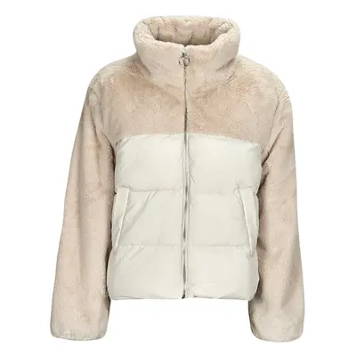 Only ONLWANJA FUR PUFFER MIX JACKET CC OTW Béžová