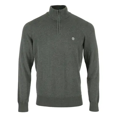 Timberland LS Williams River Cotton 1/4 Zip Šedá