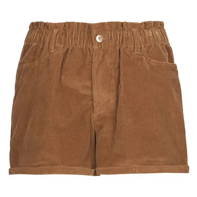 Only ONLCUBA-FLORA HW PB CORD SHORTS PNT Hnědá