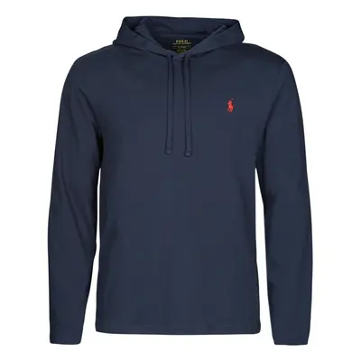 Polo Ralph Lauren K223SC08-LSPOHOODM9-LONG SLEEVE-T-SHIRT Tmavě modrá