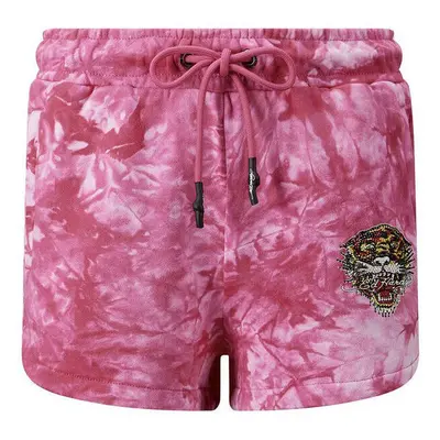 Ed Hardy Los tigre runner short hot pink Růžová