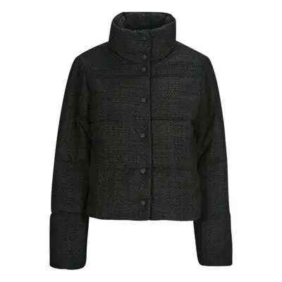 Only ONLWIKI BOUCLE MIX PUFFER JACKET OTW Černá