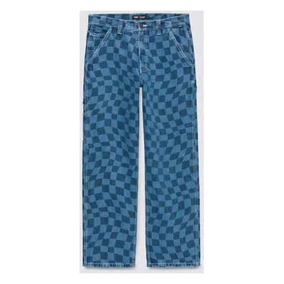 Vans Drill chore carp checkboard denim pant Modrá