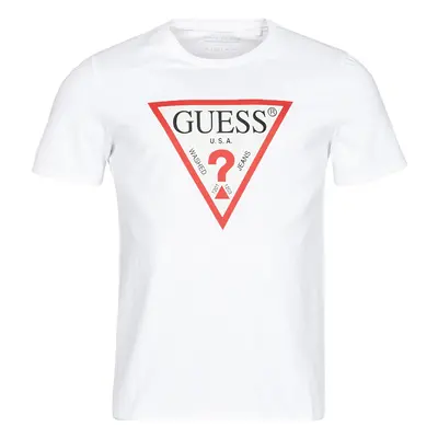 Guess CN SS ORIGINAL LOGO TEE Bílá