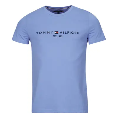 Tommy Hilfiger TOMMY LOGO TEE Modrá