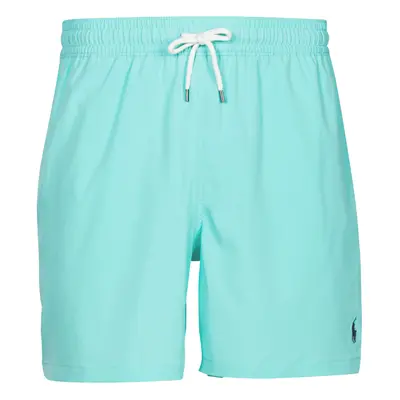 Polo Ralph Lauren MAILLOT SHORT DE BAIN EN NYLON RECYCLE, CORDON DE SERRAGE ET POC Modrá