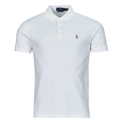 Polo Ralph Lauren POLO COUPE DROITE EN PIMA COTON Bílá