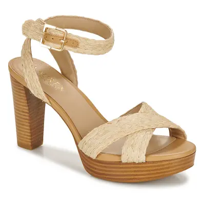 Lauren Ralph Lauren SASHA-SANDALS-HEEL SANDAL Béžová